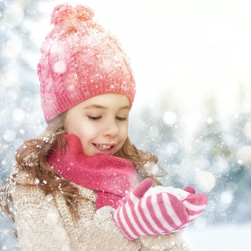 Miniatura 83 de ONESING 5 pares de guantes de invierno negros para bebés y niñas - Guantes cálidos para recién nacidos
