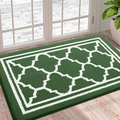 Miniatura 30 de Buganda Alfombra para Puerta Interior, Felpudo Resistente a la Suciedad y Absorbente, Antideslizante, Alfombras de Perfil Bajo para Entrada Marrón