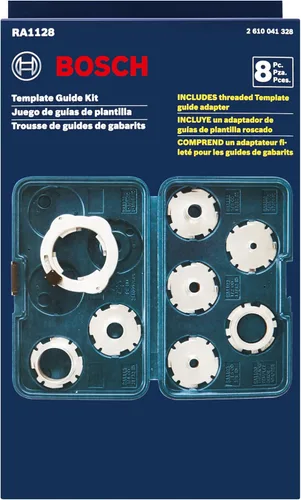 Miniatura 4 de Juego de plantillas guía para router de 8 piezas Bosch RA1128