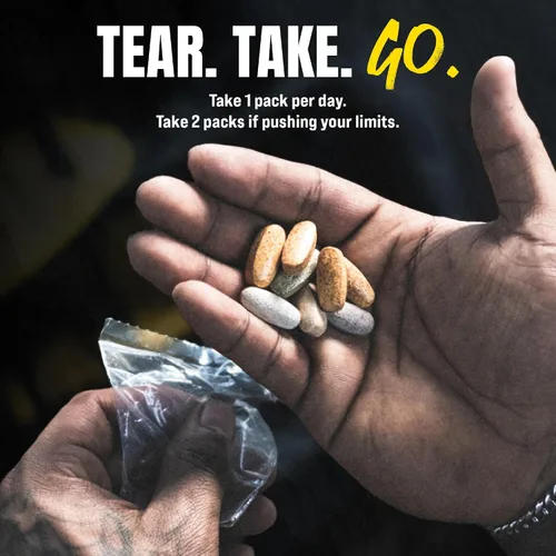 Miniatura 4 de Animal Pak - Suplemento multivitamínico conveniente para hombres y mujeres, paquete diario todo en uno de vitaminas y suplementos - Zinc, vitaminas