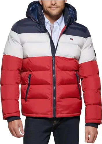 Miniatura 32 de Tommy Hilfiger - Chaqueta acolchada con capucha de relleno alternativo para hombre (tallas estándar y para personas grandes y altas)