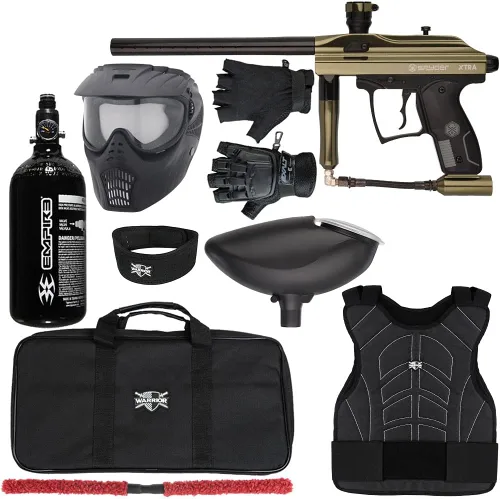 Miniatura 2 de Action Village Kingman Spyder Xtra Level 1 Kit de pistola de paintball Púrpura brillante