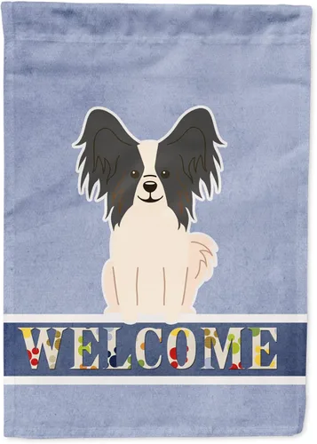Miniatura 283 de Caroline's Treasures BB5622GF Airedale - Bandera de bienvenida para jardín, bandera decorativa para patio, exteriores, patio, parterres