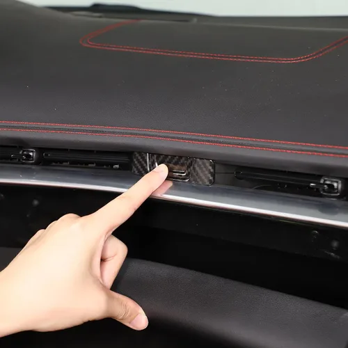 Miniatura 3 de Decoración de ventilación de CA para salpicadero, aire acondicionado, salida de aire, cubierta de ventilación compatible con Chevrolet Corvette C8