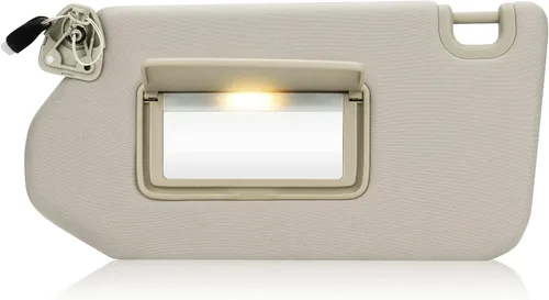 TadaMark Visera solar del lado izquierdo del conductor compatible con Nissan Pathfinder 2013 2014 2015 2016 2017 2018 Infiniti QX60 2014 2015 2016