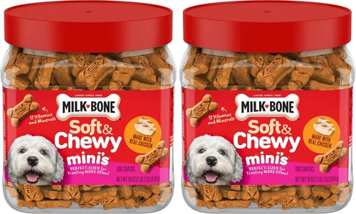 Miniatura 20 de Milk-Bone Golosinas blandas y masticables con receta de pollo para perros, 25 onzas (1 unidad)