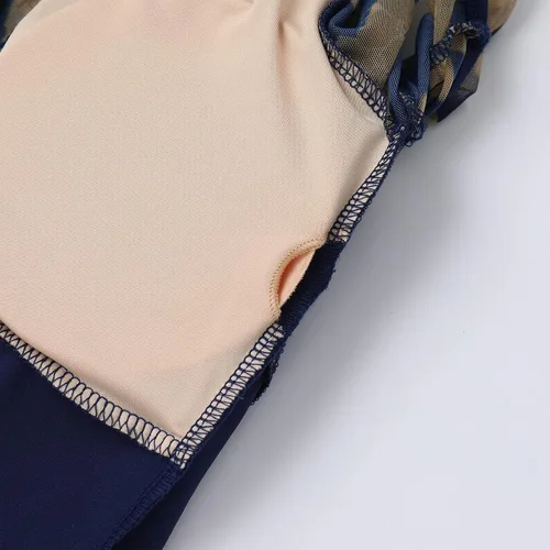 Miniatura 36 de AFAVOM Leotardos de ballet para mujeres adultas con estampado de flores de mariposa sin espalda, leotardos de gimnasia con brasier y prácticas