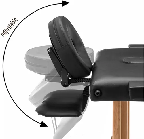 Miniatura 4 de Mesa de masaje universal, cuna y cojín para cara, silla de masaje ajustable, reposacabezas y almohada facial, soporte de almohada elástica de espuma