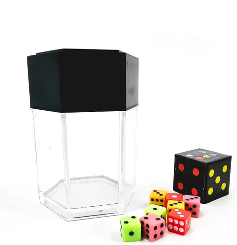Miniatura 4 de sumrica Magic (3 piezas) Explode Explosion Dados, Trucos de magia fáciles para niños, accesorio mágico, novedad, juguete divertido de primer plano