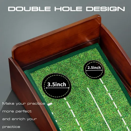 Miniatura 2 de Putting Green Putting Matt para interior Golf Putting Mat - Putting Mat interior con pelota. Mate para práctica de golf, portátil y fácil