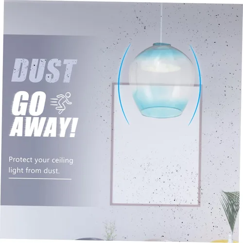Miniatura 7 de OSALADI Reemplazo de pantallas de lámpara de cristal, 5.9 pulgadas de alto, pantalla de cristal transparente de repuesto, cubierta de luz