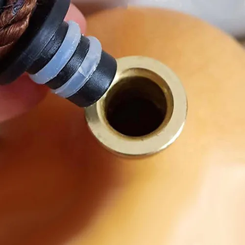 Miniatura 2 de Gazechimp Olla con soporte de base, hervidor de licor, botella de calabaza de gran capacidad para almacenar bebidas y accesorios de pesca acuática