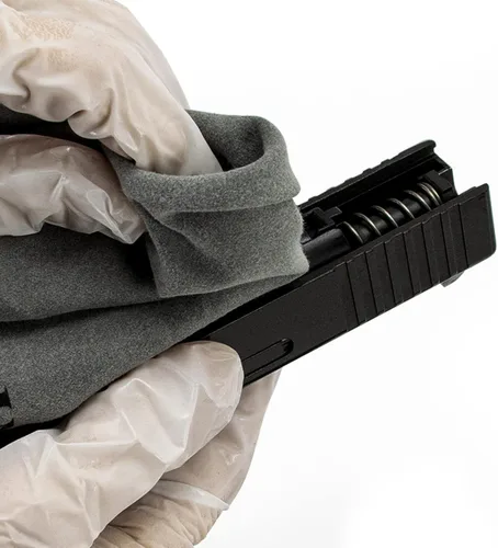 Miniatura 5 de Paño de silicona para pistola de 12 x 12 pulgadas, paño de limpieza de pistola sin pelusas, toallitas de limpieza de pistola con trapos de limpieza