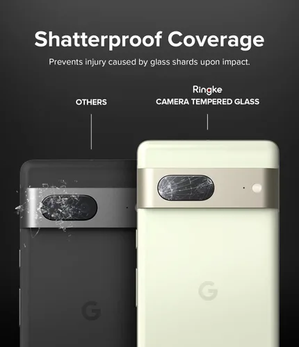 Miniatura 7 de Ringke Protector de lente de cámara [3 unidades/protección multicapa] compatible con Google Pixel 7, protector de lente de cámara de vidrio templado