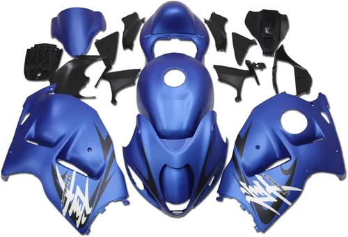 Carenado completo azul mate para Suzuki 1997-2007 GSXR 1300 Hayabusa Gen1 inyección ABS plásticos posventa carrocería kit de carrocería 1998 1999