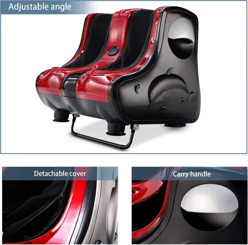 Miniatura 6 de ARLIME Masajeador de pies con calor, máquina de masaje de pies Shiatsu, modos de intensidad de 3 niveles, vibración de amasamiento profundo
