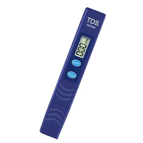 Medidor de agua digital portátil TDS - 0-9990 ppm Probador de calidad de agua para agua potable, agricultura, acuarios, piscinas y sistemas RO-RODI