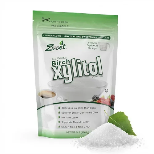 Edulcorante de Abedul Xylitol de Zveet (fabricado en EE. UU)