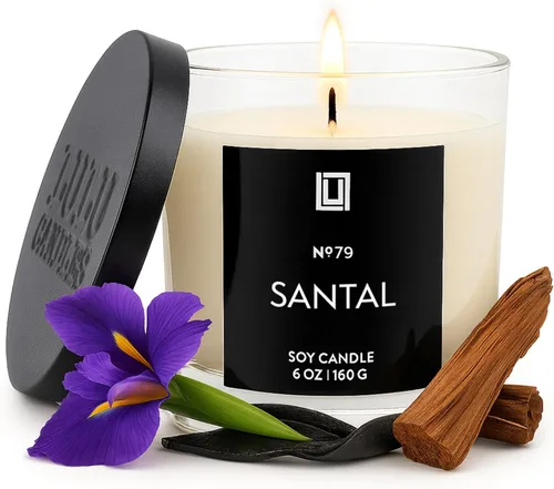 Miniatura 30 de Lulu Candles Sexy Man Vela perfumada de lujo en tarro de soja Vertida a mano en los Estados Unidos Altamente perfumada y duradera