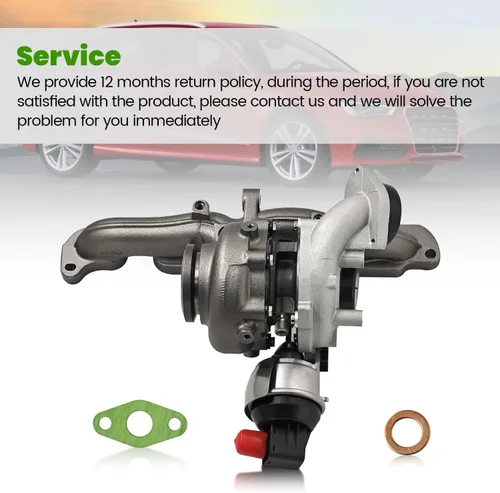 Miniatura 5 de Turbocompresor turbo 03L253010J compatible con VW Passat/Ibiza/Passenger 2.0TDI para Audi A3 Q3 Cabriolet/Limousine/Sportback 2.0L 2006-2014