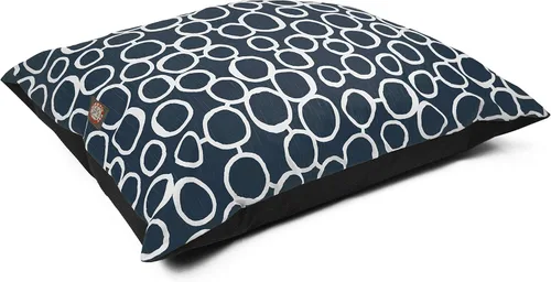Miniatura 8 de Majestic Pet Cama rectangular para perros tamaño mediano, lavable, cama antideslizante y cómoda para mascotas, cama para jaula para perros, almohada