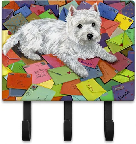 Miniatura 11 de Caroline's Treasures Bichon Frise Sisters - Ganchos para correa o llavero, multicolor