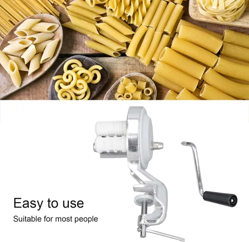 Miniatura 4 de Cavatelli - Máquina para hacer pasta italiana auténtica, máquina portátil de prensado de fideos para el hogar, cocina, restaurante