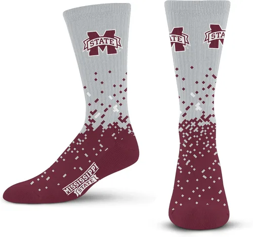 Miniatura 38 de For Bare Feet Calcetines de la NCAA para niños y niñas, unisex, Spray Zone Crew, para jóvenes