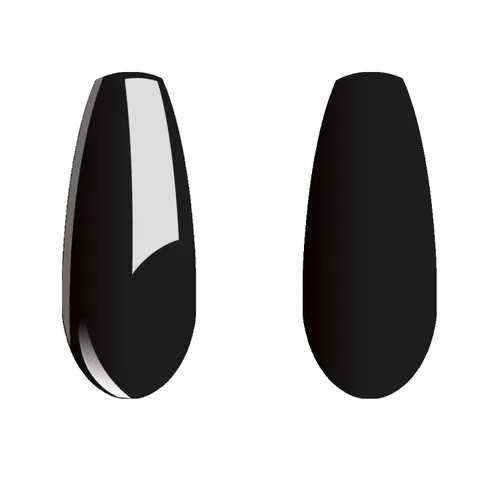 Miniatura 5 de Vishine Esmalte de uñas de gel negro, 0.6 onzas líquidas, esmalte de gel semipermanente, lámpara UV LED, cura, arte de uñas, manicura en casa, negro