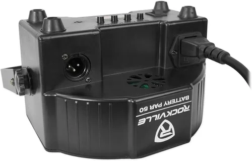Miniatura 7 de RocRockville Best PAR 50 - Par recargable de 24 W, DMX inalámbrico, 6 en 1 RGBWA+LED UV, batería de 4400 mAh, para DJs e iluminación de eventos, 2