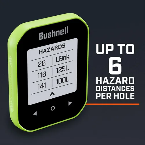 Miniatura 3 de Bushnell Golf Phantom 3 Slope GPS portátil (Rojo/Azul) Más de 38,000 campos, compensación de pendiente, información de obstáculos, calculadora