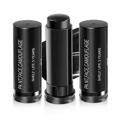 CAHIUYOA 3 unidades de palo negro para ojos deportivos, fútbol, béisbol, sóftbol, pintura corporal para atletas, deportes, payaso, maquillaje,