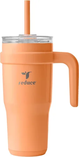 Miniatura 33 de Reduce Vaso de acero inoxidable de 50 onzas con asa, doble pared aislada al vacío, taza de viaje, tapa a prueba de sudor y popote reutilizable