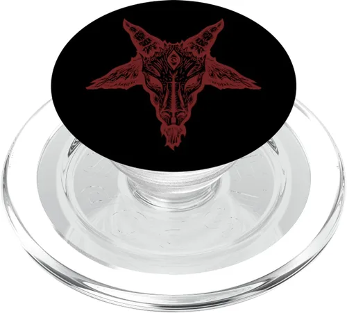 Miniatura 8 de Baphomet - Criatura humanoide cabra que representa el mal y el bien PopSockets adhesivo PopGrip