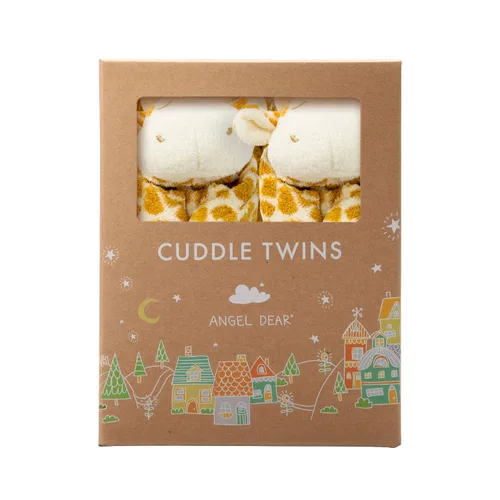 Miniatura 12 de Set de muñecos para abrazar Angel Dear, Cuddle Twins., Cordero rosado