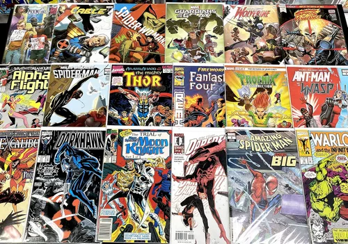 Miniatura 3 de Paquete de Regalo de Libros de Cómics Premium - Colección de 24 - SOLO MARVEL - Bolsa de Ataque de Cómics de Superhéroes