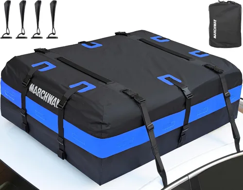 Miniatura 9 de MARCHWAY - Bolsa impermeable para techo de coche, bolsa de transporte para techo con carcasa suave y resistente a la intemperie para vehículos