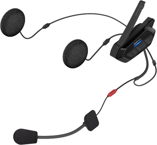 Miniatura 6 de Sena - Sistema de comunicación de malla para motocicleta de perfil bajo, paquete doble, color negro, 2