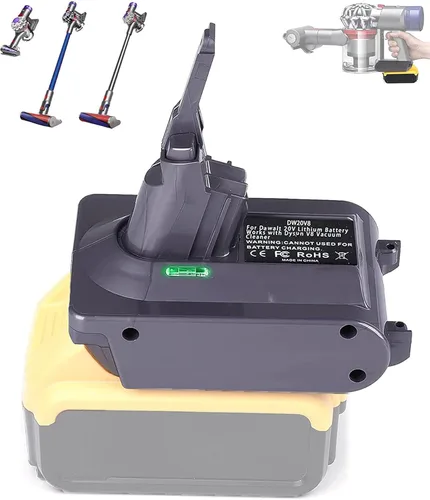 Miniatura 9 de TPDL Adaptador de batería Dyson V7, para batería Dewalt de 20 V, convertidor a Dyson 21.6V V7 convertidor de vacío de mano Absolute, Motorhead Pro