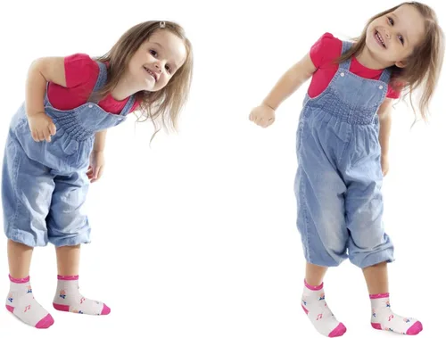 Miniatura 2 de Calcetines SkiBeaut para niño, 12 pares de calcetines antideslizantes para niño, calcetines de algodón con adherencia para niños de 1-3 3-5 5-7