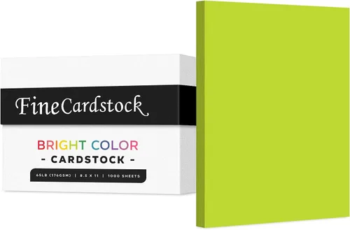 Miniatura 20 de Papel de alta calidad para tarjetas de colores, caja de 1000 hojas, cartulina de peso medio de 65 libras, perfecta para suministros escolares, artes