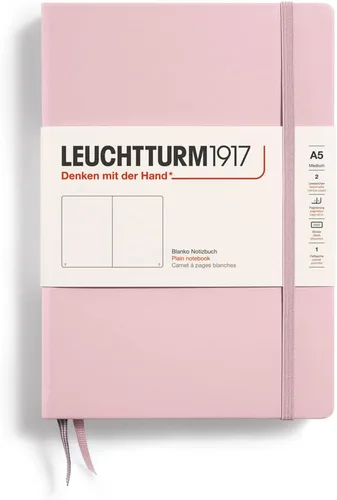 Miniatura 58 de LEUCHTTURM1917 - Cuaderno de tapa dura mediano A5 con 251 páginas numeradas para escritura y diario (verde menta, con puntos)