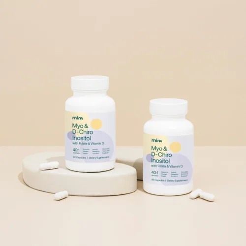 Miniatura 5 de MIRA Suplemento de SOP, Myo Inositol y D-Chiro Inositol Proporción 40:1, ayuda a promover el equilibrio hormonal y apoyar la salud ovárica