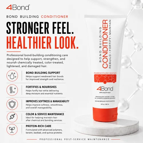 Miniatura 3 de POWERTOOLS 4BOND Acondicionador de construcción Bond Restaura el cabello dañado Contiene polímeros avanzados, queratina, baobab y proteínas
