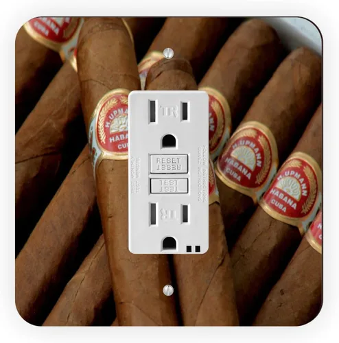 Miniatura 5 de Cuban Cigars Havana Cigar - Cubierta de placa de salida - Placa de interruptor de cubierta de salida - Cubierta de salida