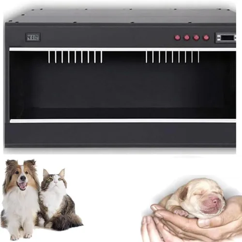 Incubadora de perros para cachorros, caja de incubadora de mascotas, criador de mascotas, incubadora de cachorros, temperatura constante
