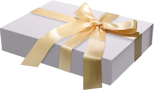 Miniatura 12 de MOZRRO Caja de regalo de 11.5 x 8.2 x 2.3 pulgadas, cajas de regalo para regalos de cierre magnético, cajas de regalo con tapas para regalos de Negro