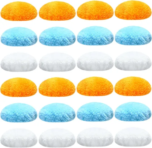 Miniatura 8 de Preboun 24 almohadillas lavables para máquina de escultura corporal, almohadilla de masaje lavable, almohadillas de fibra reemplazables, fundas