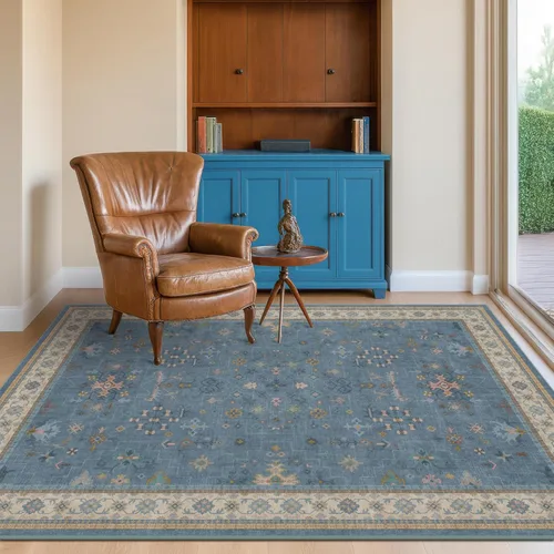 Miniatura 150 de Alfombra Boho Negra para Sala de Estar - Alfombra de Área Lavable de 10x14 Pies, Alfombras de Comedor para Debajo de la Mesa, Alfombra Suave de Pelo