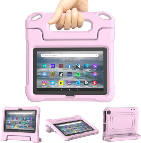 Miniatura 13 de Funda para tablet Amazon Fire 7 para niños (12ª generación, versión 2022), ligera, a prueba de golpes, apta para niños, funda para tablet Fire 7